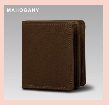 Full-Grain Leather Bifold Wallet — Stout